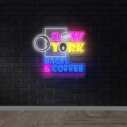 NEW YORK BAGEL & COFFEE - Premium Neon Artwork