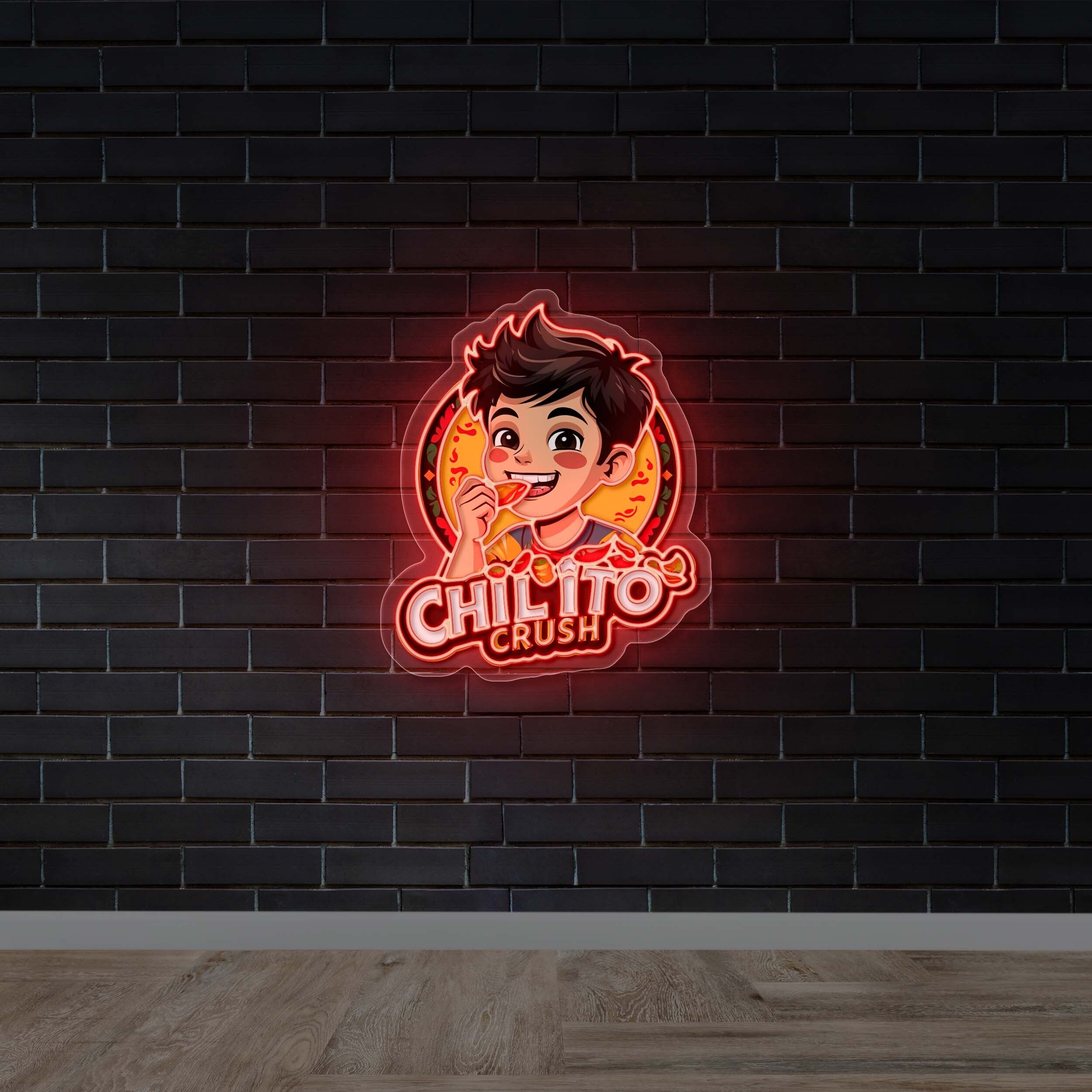 CHILITO CRUSH - Premium Neon Artwork