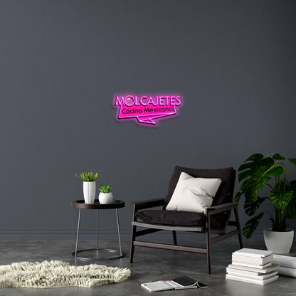 MOLCAJETES - Premium Neon Artwork