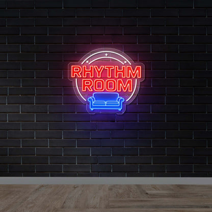 RHYTHM ROOM - Premium Neon Artwork