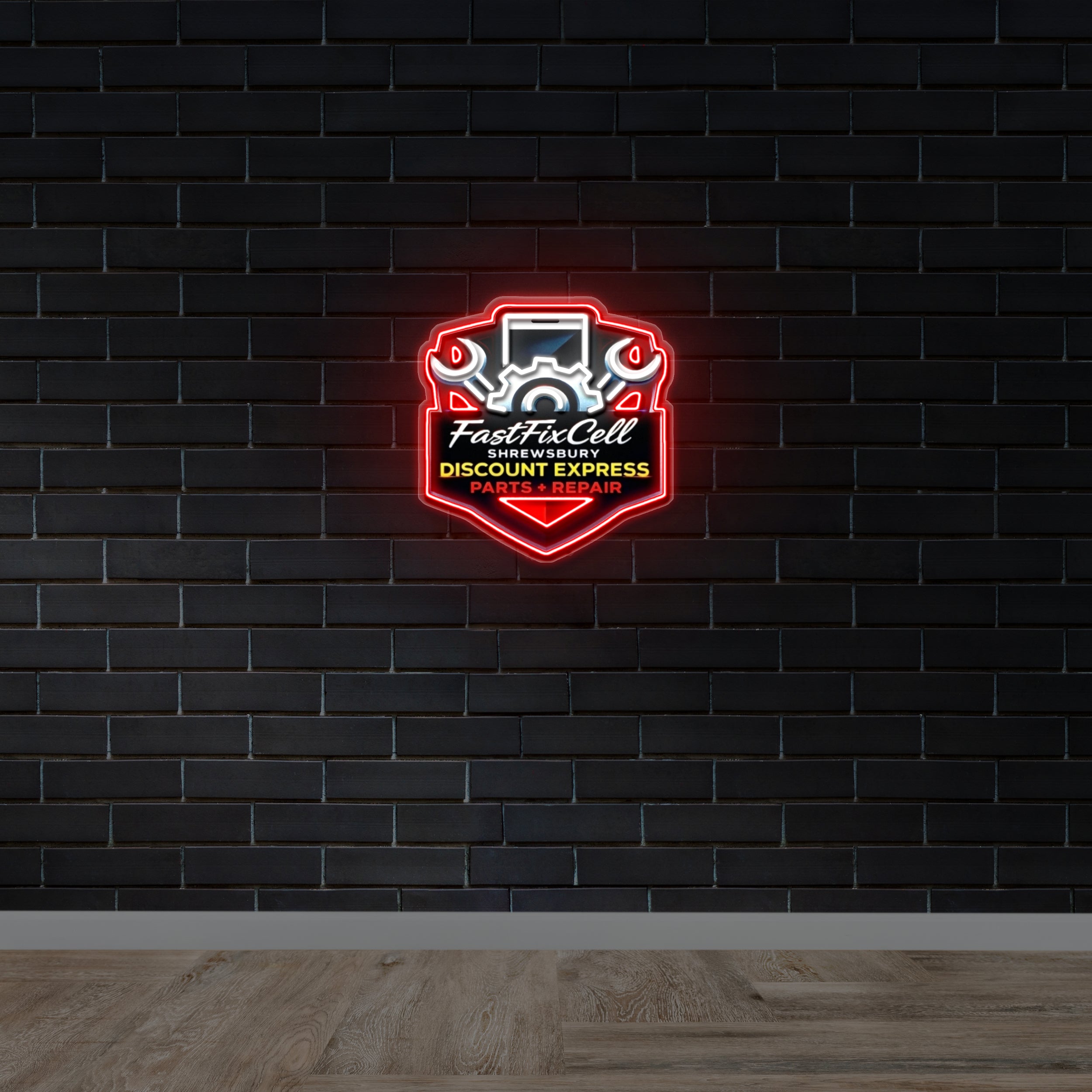 FASTFIXCELL SHREWSBURY - Premium Neon Artwork
