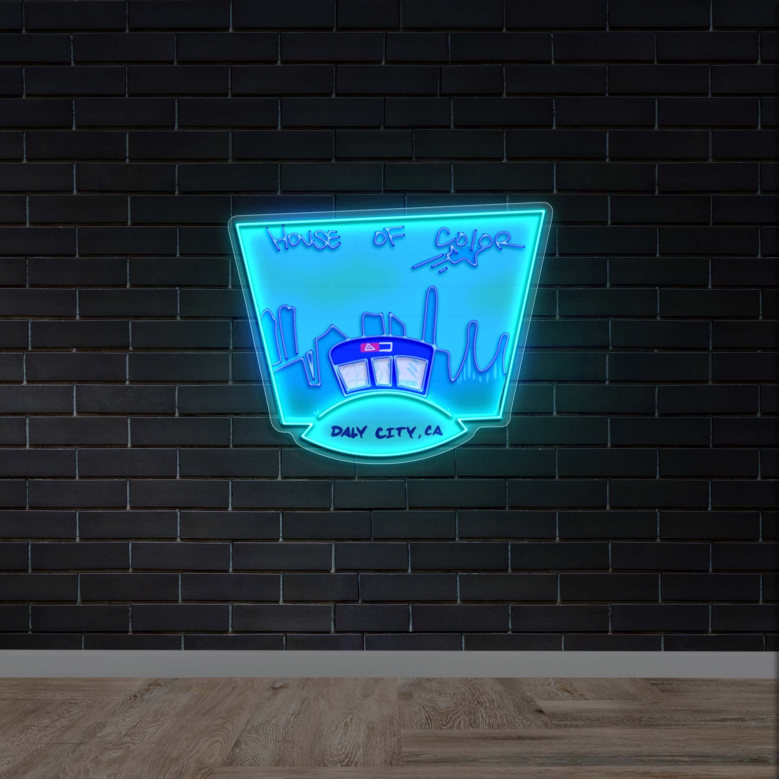 HOUSE OF COLOR - Premium Neon Artwork