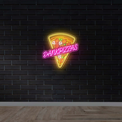 DANKPIZZAS - Premium Neon Artwork