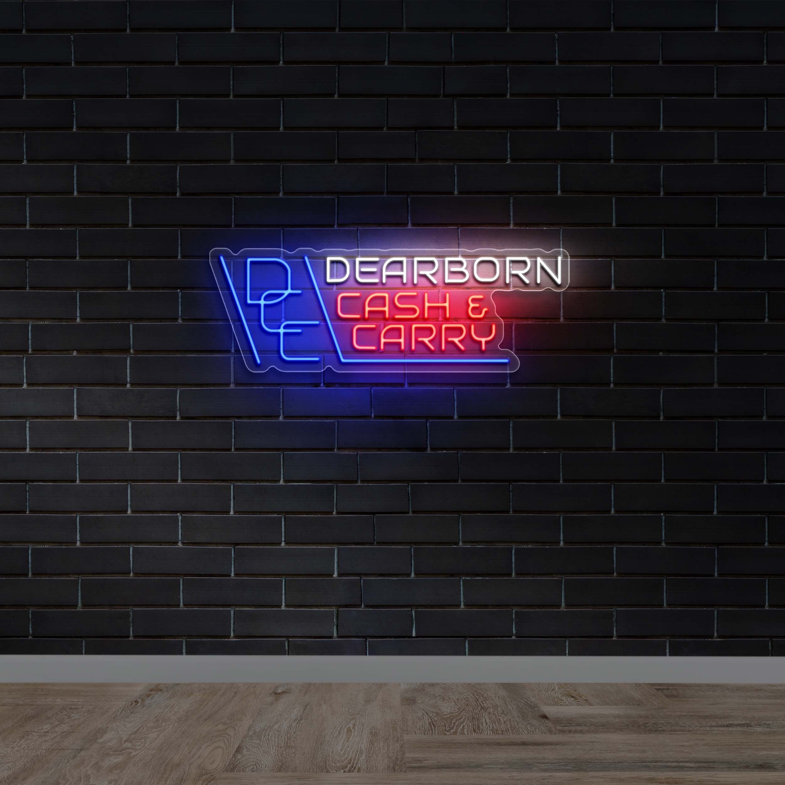 DEARBORN CASH & CARRY - Premium Neon Artwork