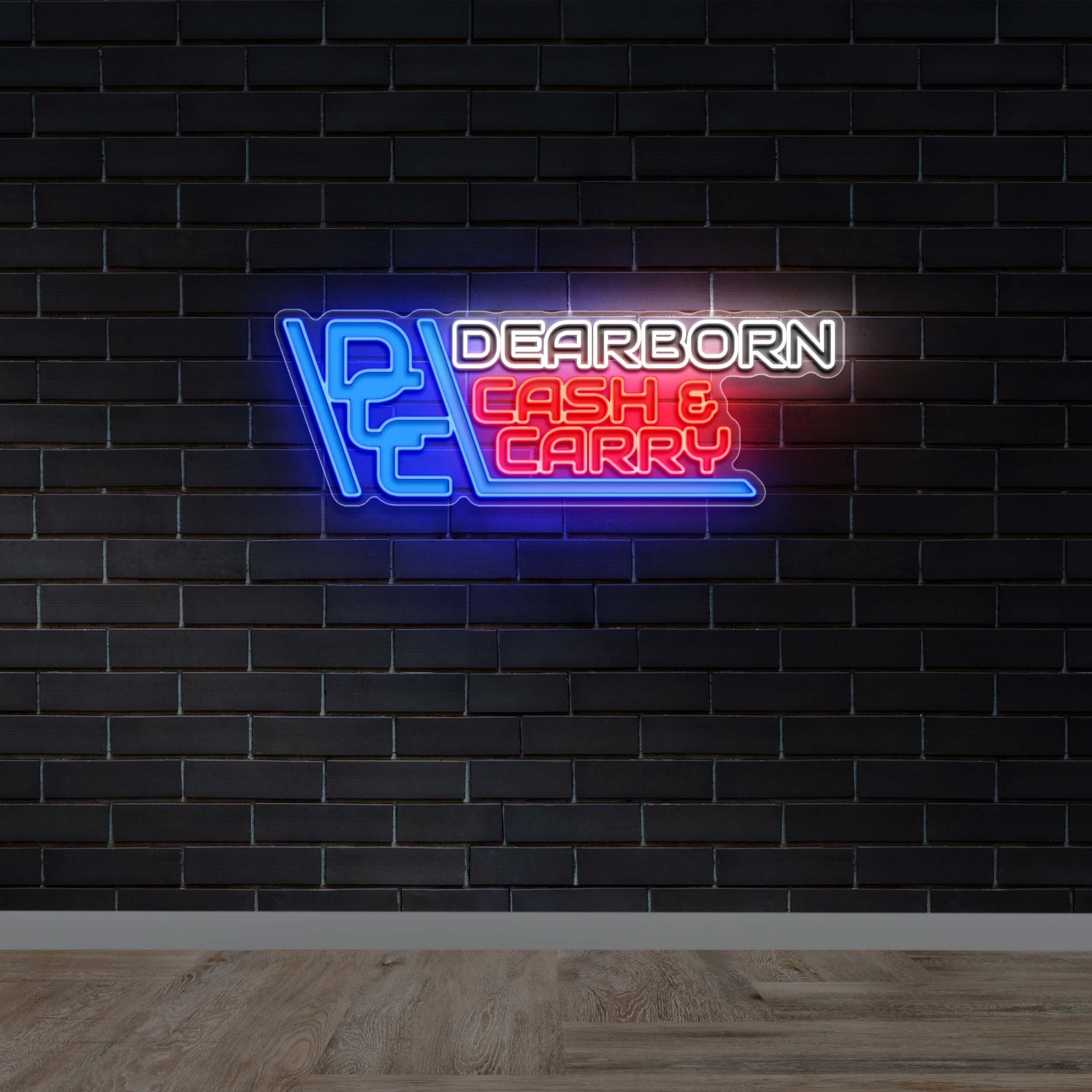 DEARBORN CASH & CARRY - Premium Neon Artwork