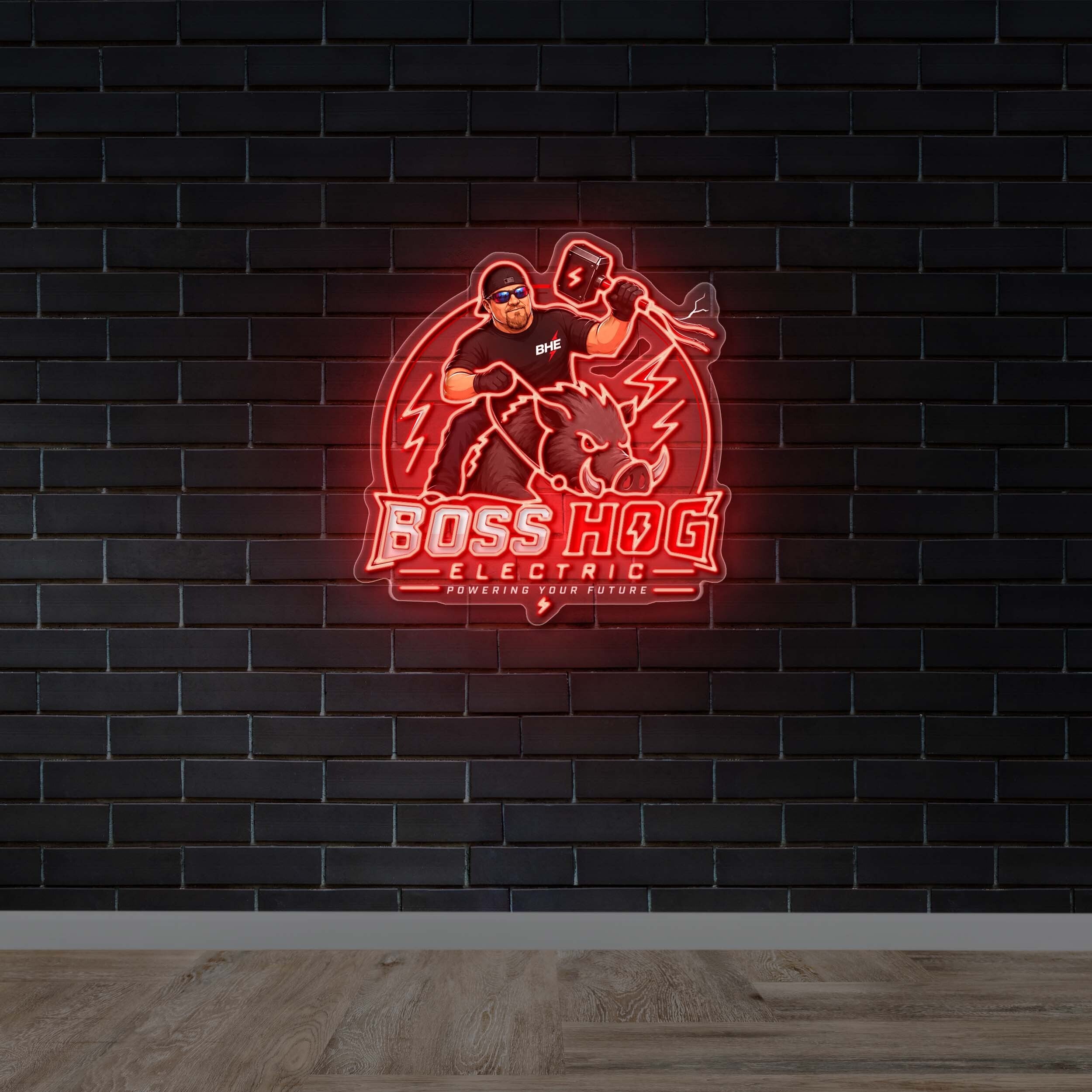 Boss Hog Electric - Premium Neon Artwork
