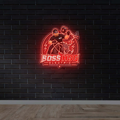 Boss Hog Electric - Premium Neon Artwork