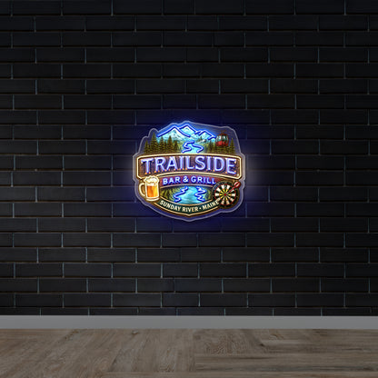TRAILSIDE - Premium Neon Artwork