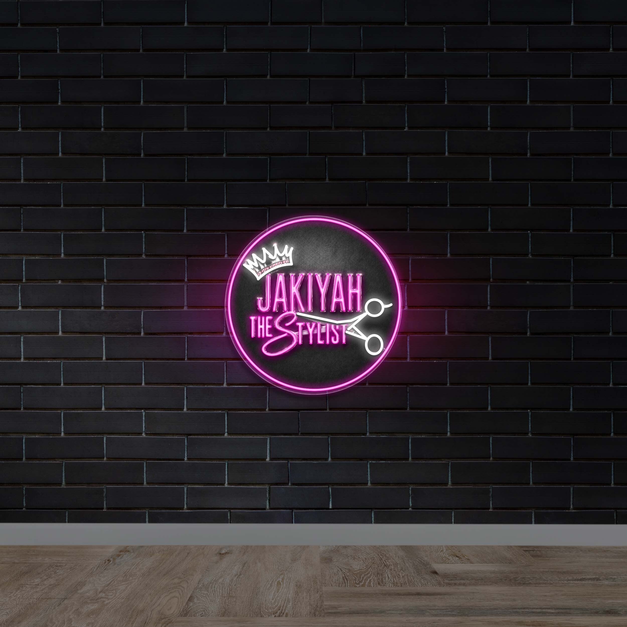JAKIYAH THE STYLIST - Premium Neon Artwork