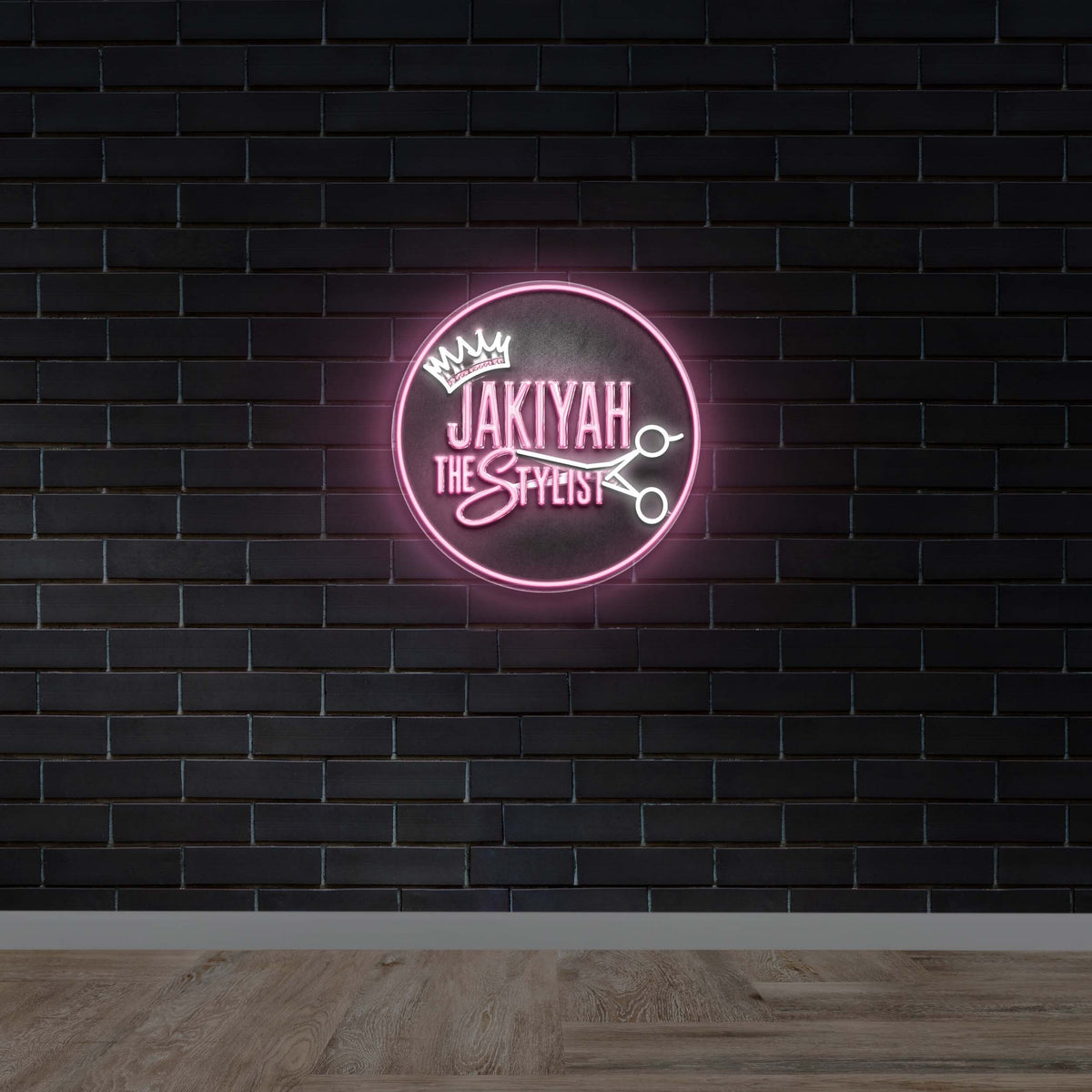 JAKIYAH THE STYLIST - Premium Neon Artwork