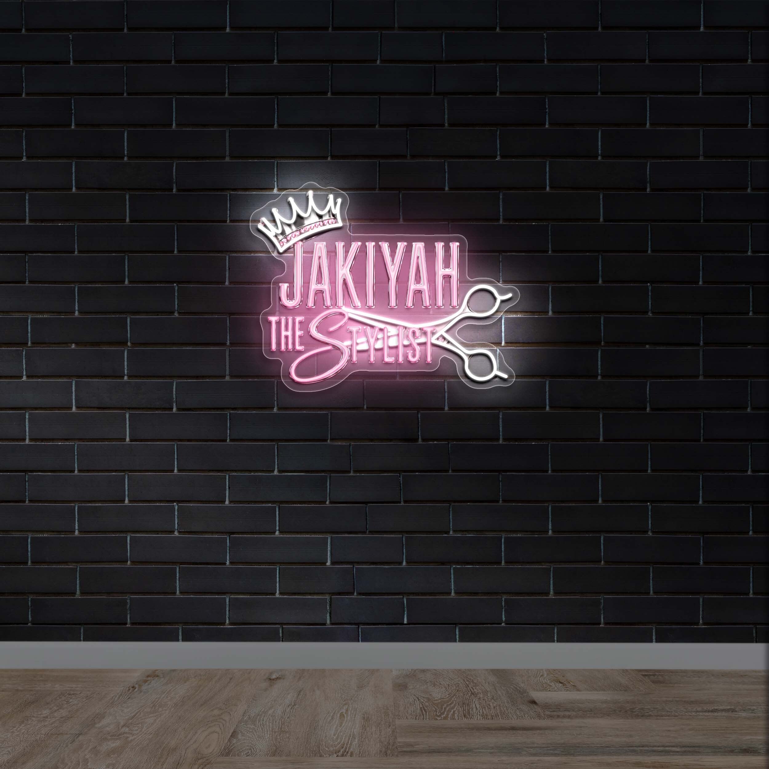 JAKIYAH THE STYLIST | 2nd Version - Premium Neon Artwork