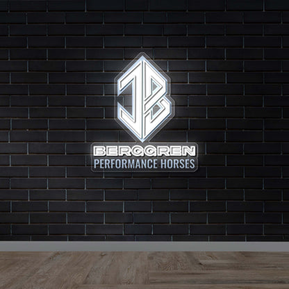 BERGGREN PERFORMANCE HORSES- Premium Neon Artwork