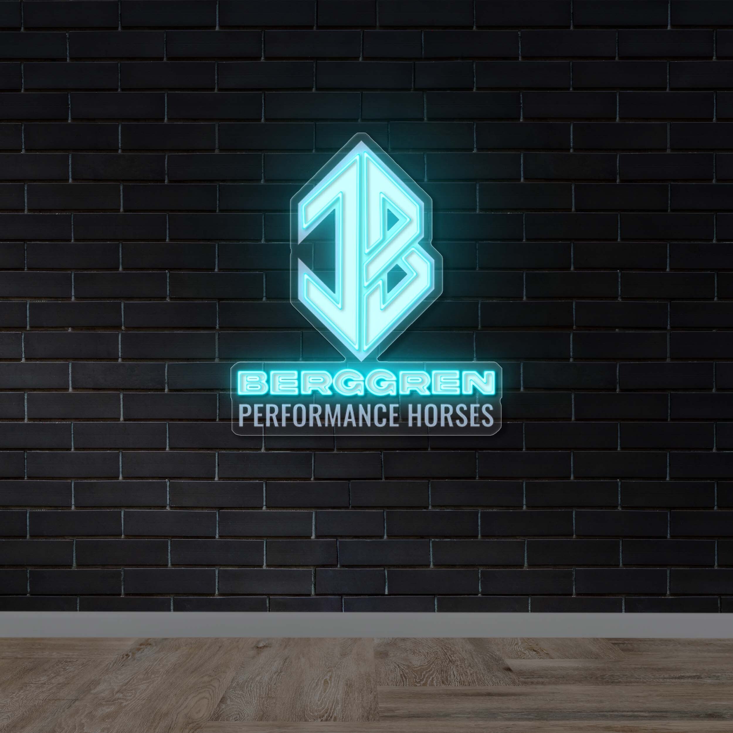 BERGGREN PERFORMANCE HORSES- Premium Neon Artwork
