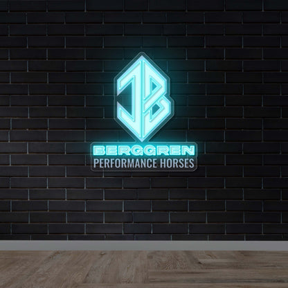 BERGGREN PERFORMANCE HORSES- Premium Neon Artwork