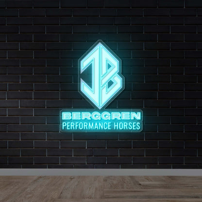 PERFORMANCE HORSES lit up - Premium Neon Artwork