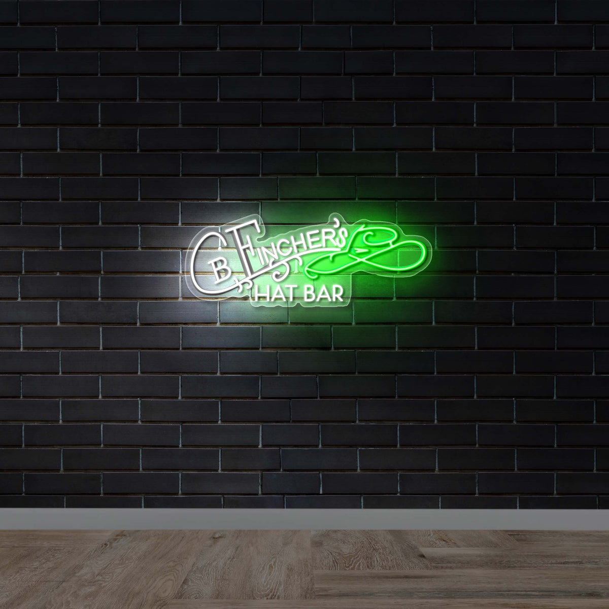 CB Fincher's Hat Department - Premium Neon Artwork