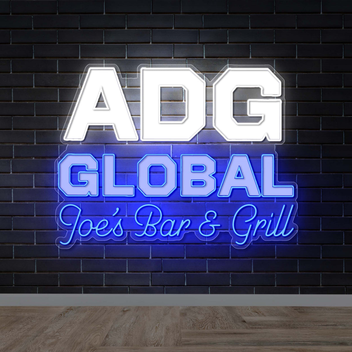 ADG Global Joe's Bar & Grill - Premium Neon Artwork