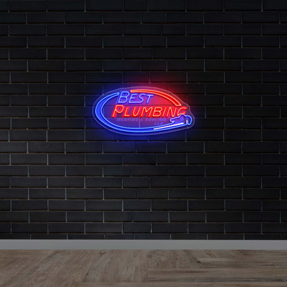 BEST PLUMBING -  Premium Neon Artwork
