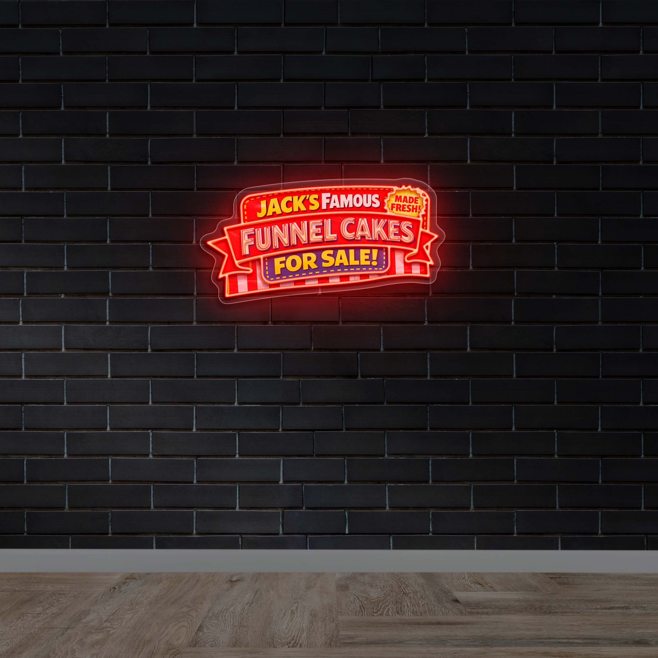 FUNNEL CAKES - Premium Neon Artwork