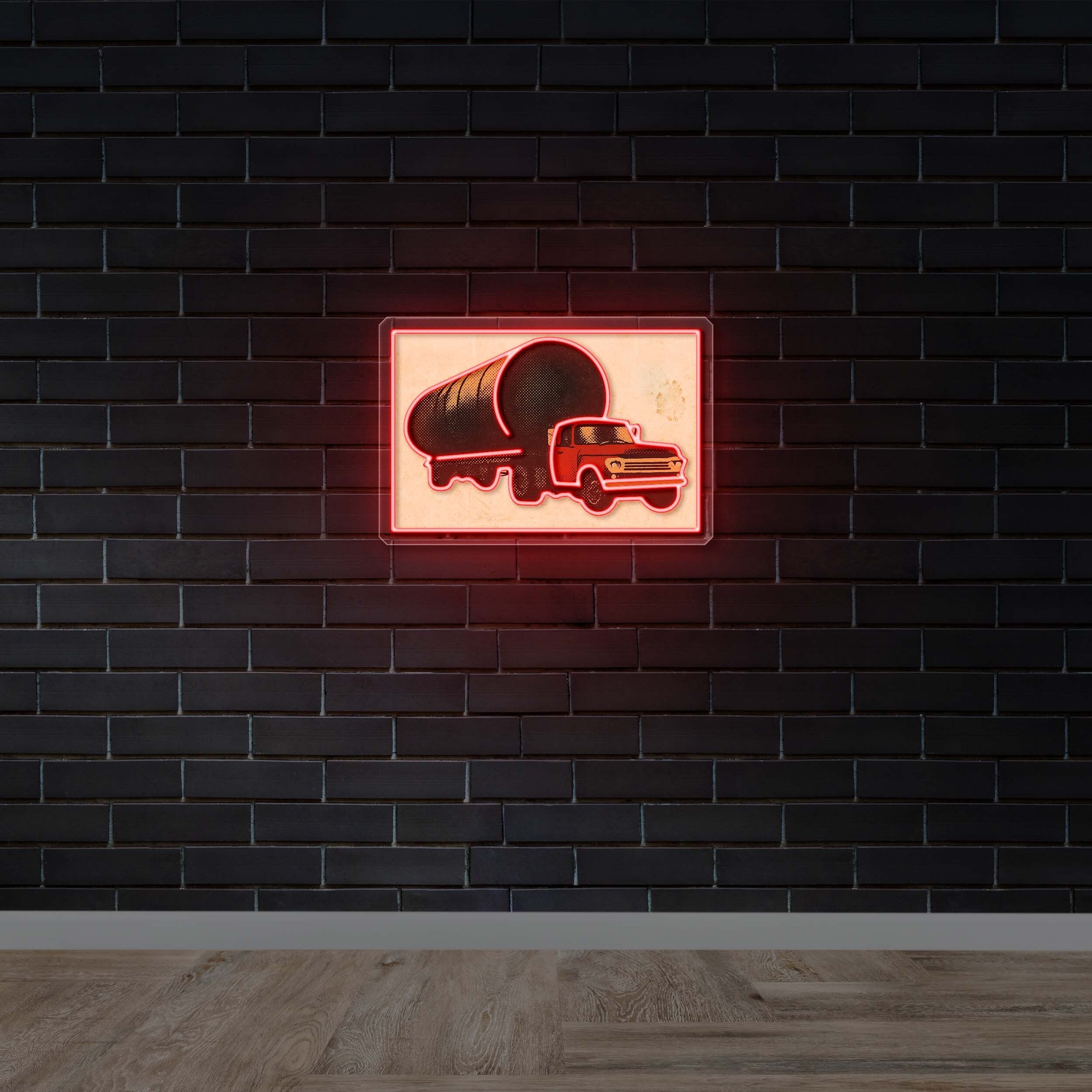 HALL TANK COMPANY logo - Premium Neon Artwork