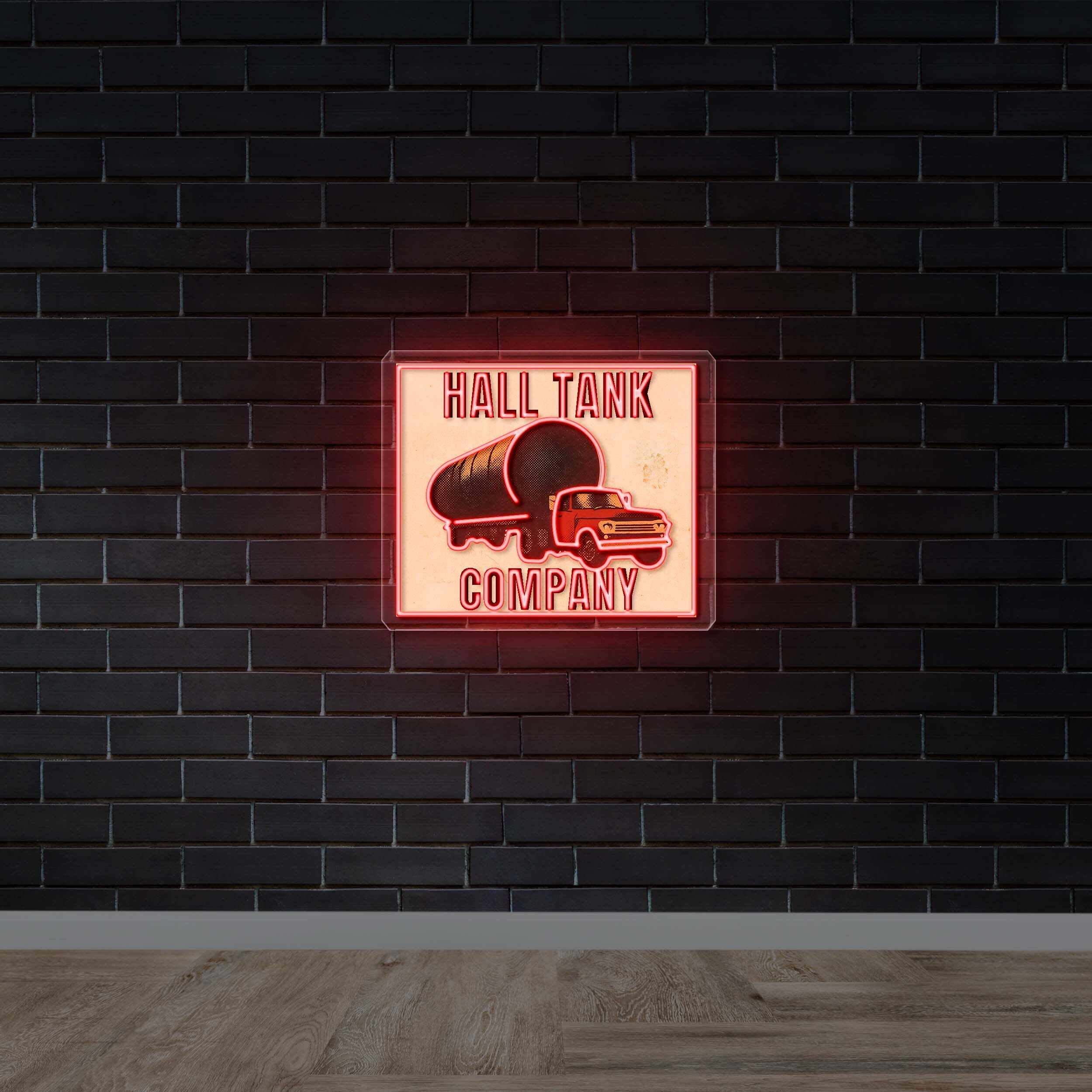 HALL TANK COMPANY - Premium Neon Artwork