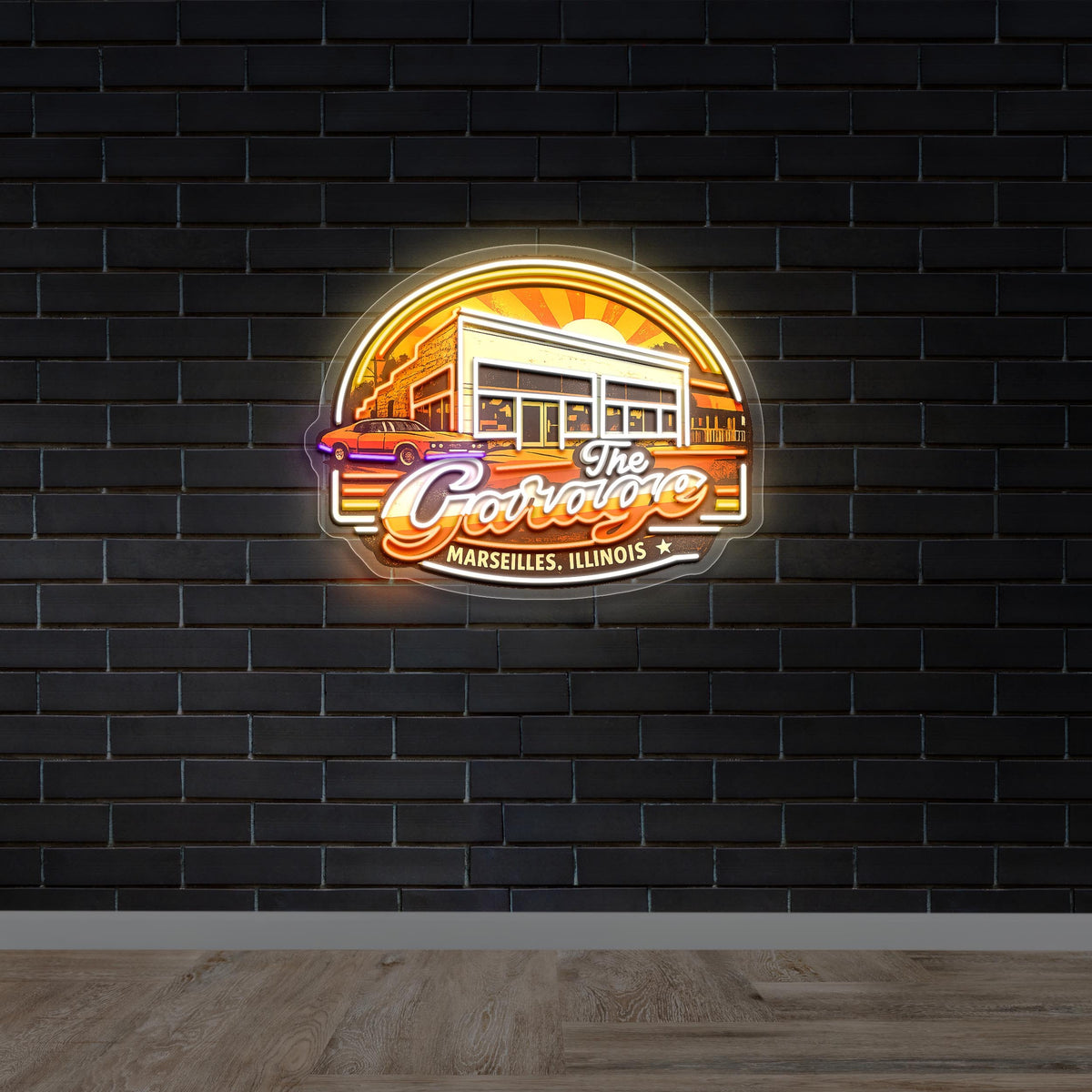 The Garage - Premium Neon Artwork