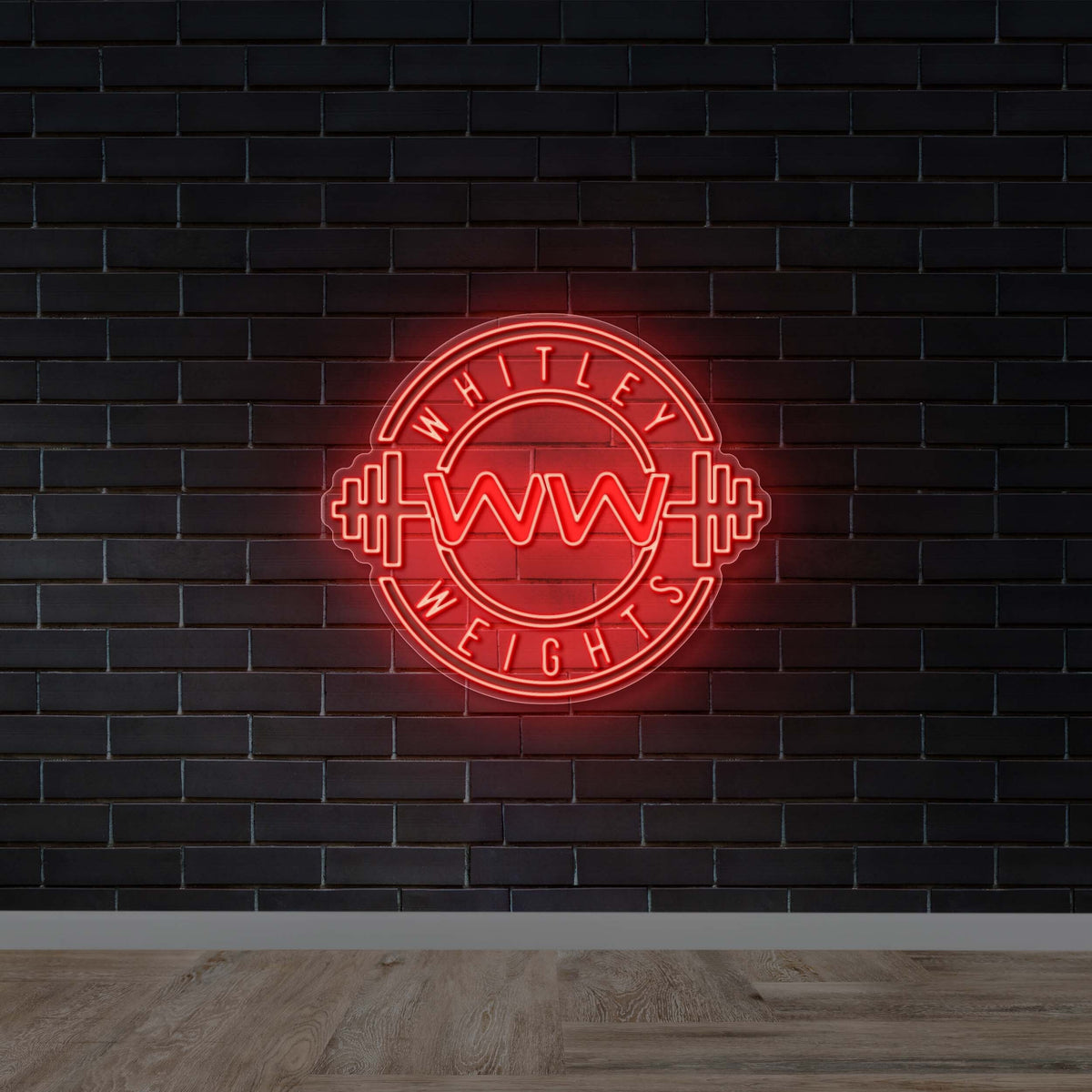 Whitley Weights - Premium Neon Artwork