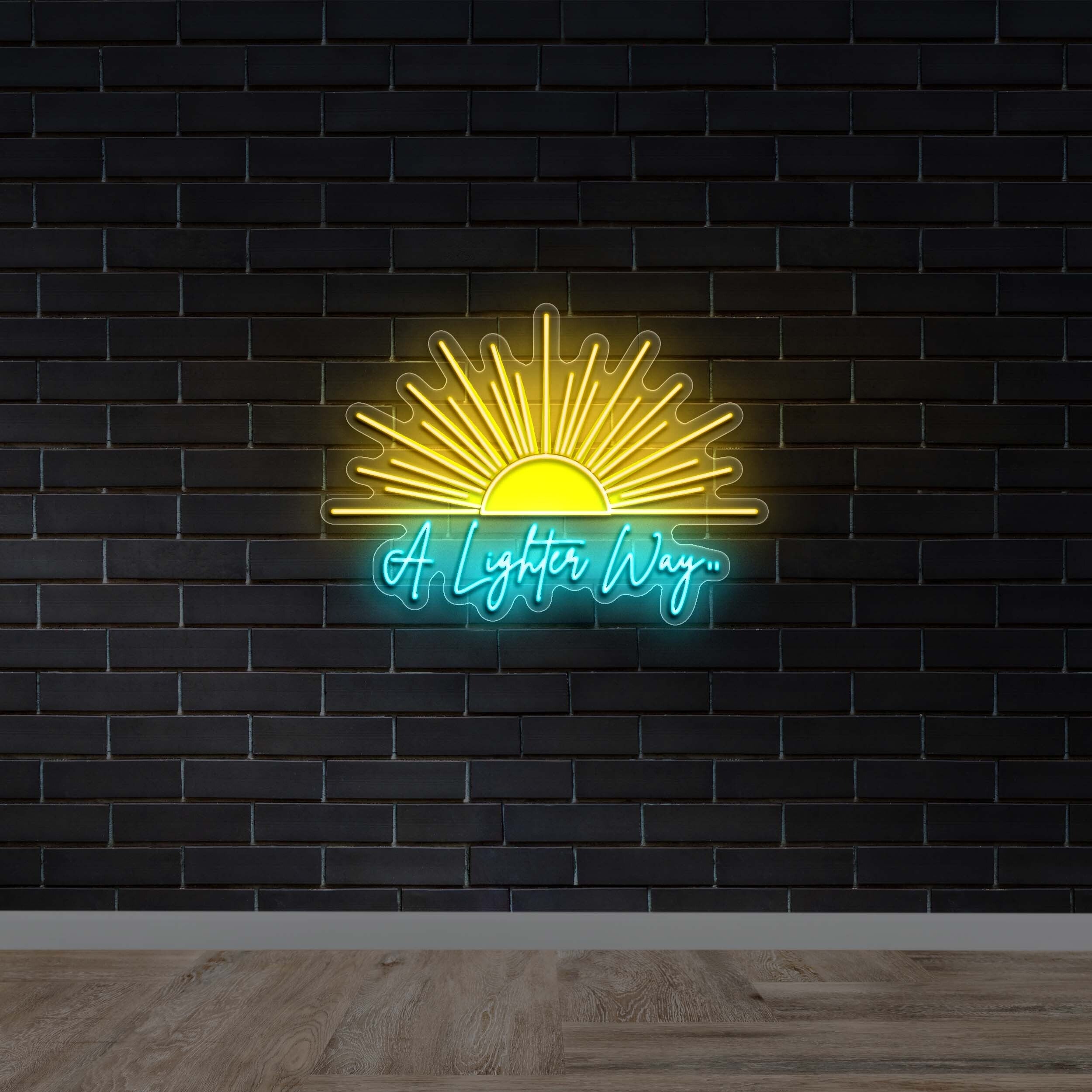 A Lighter Way - Premium Neon Artwork