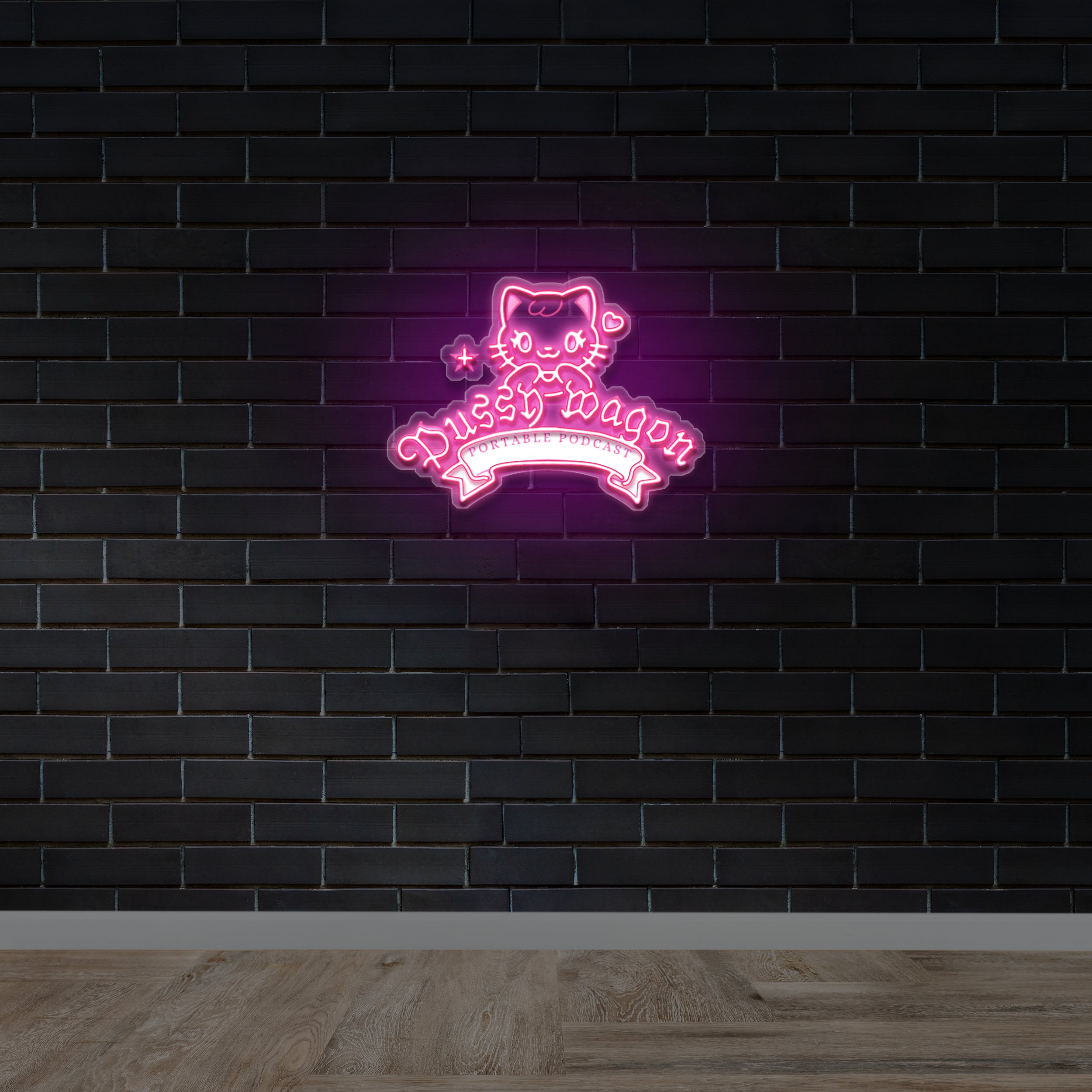 Pussy Wagon - Premium Neon Artwork