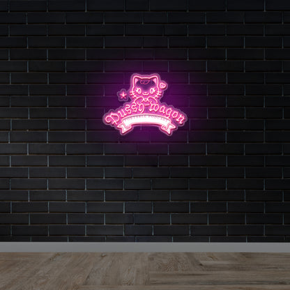 Pussy Wagon - Premium Neon Artwork
