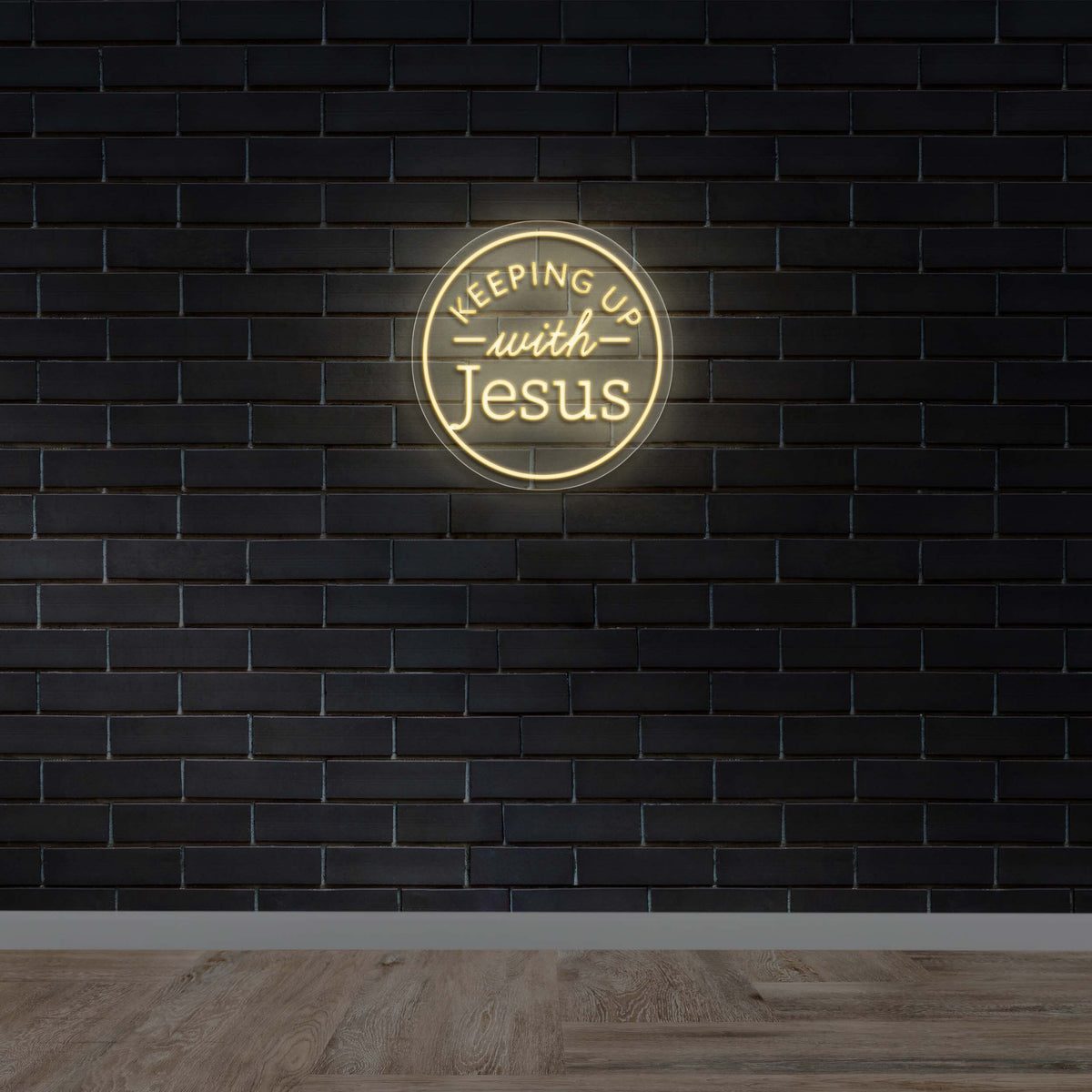 Keeping Up with Jesus - Premium Neon Artwork