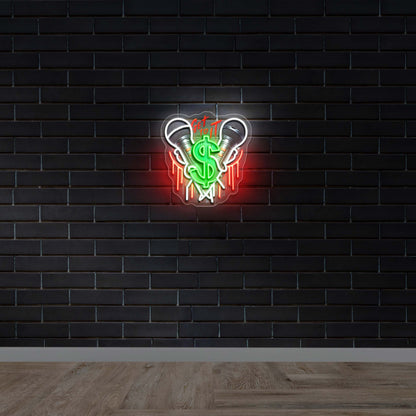Get To It $ - Premium Neon Artwork