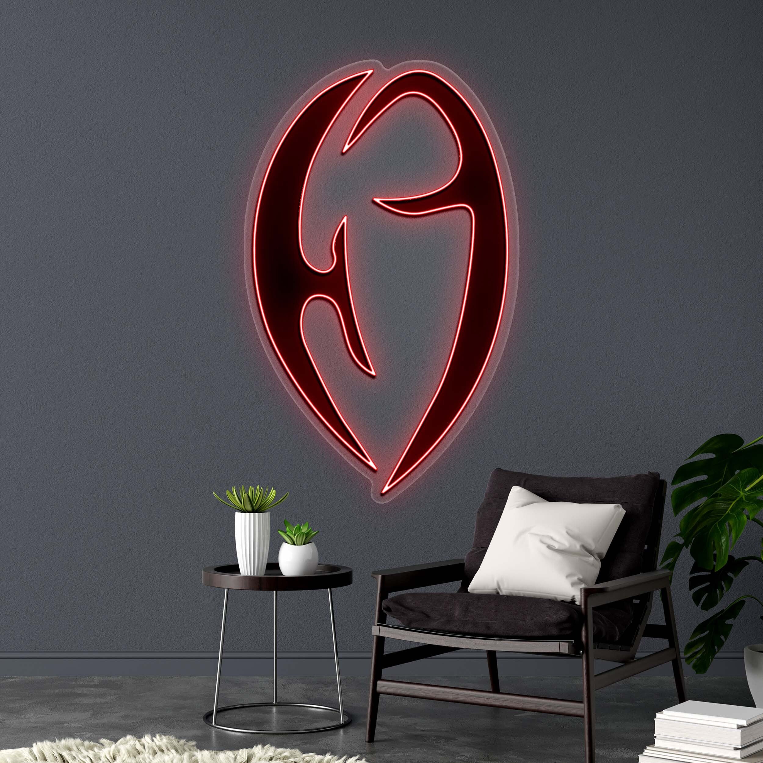 Hatafame logo - Premium Neon Artwork