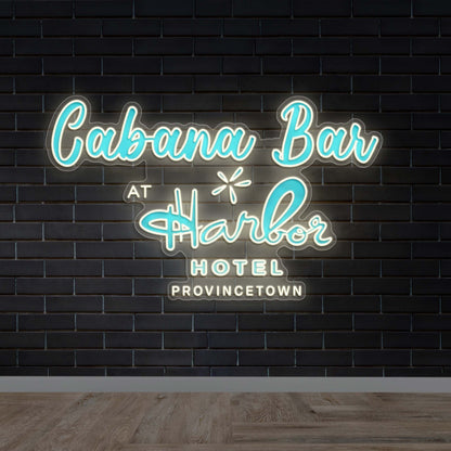 Cabana Bar at Harbor Hotel - Premium Neon Artwork