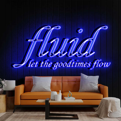 Fluid - Premium Neon Artwork
