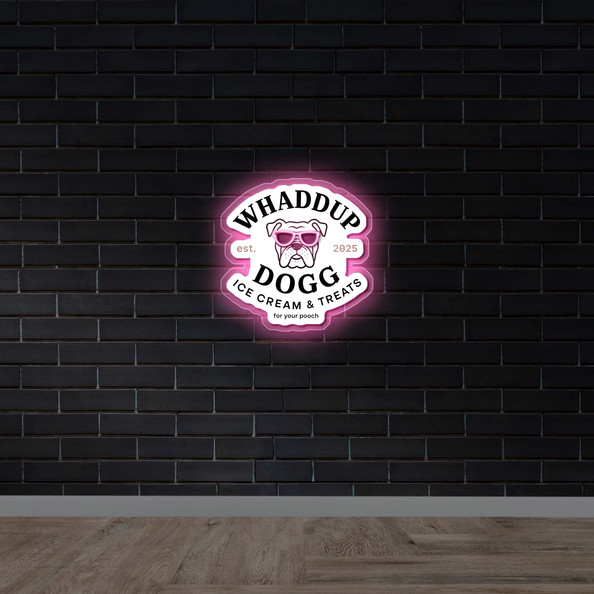 Whaddup Dogg - Premium Neon Artwork