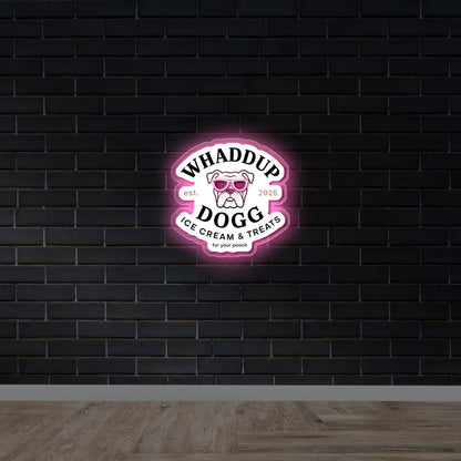 Whaddup Dogg - Premium Neon Artwork