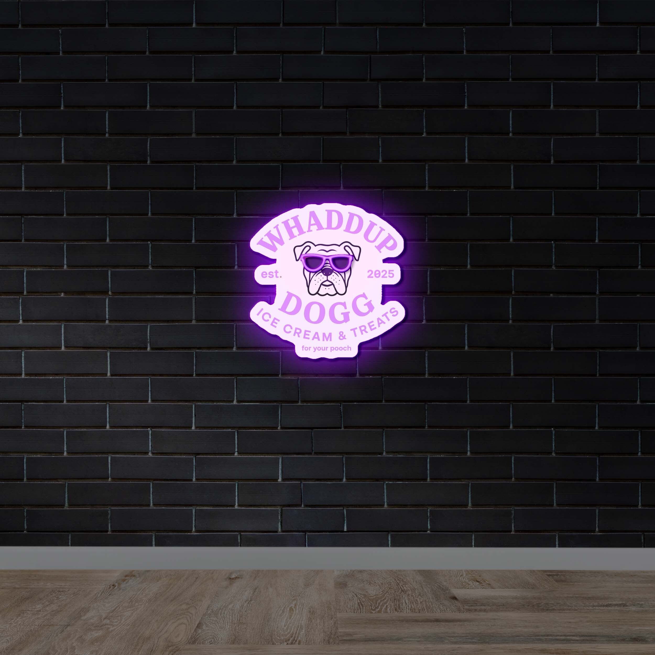 Whaddup Dogg - Premium Neon Artwork