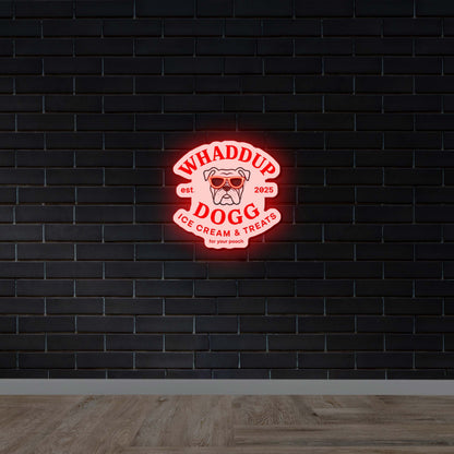 Whaddup Dogg - Premium Neon Artwork