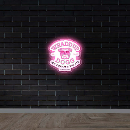 Whaddup Dogg - Premium Neon Artwork