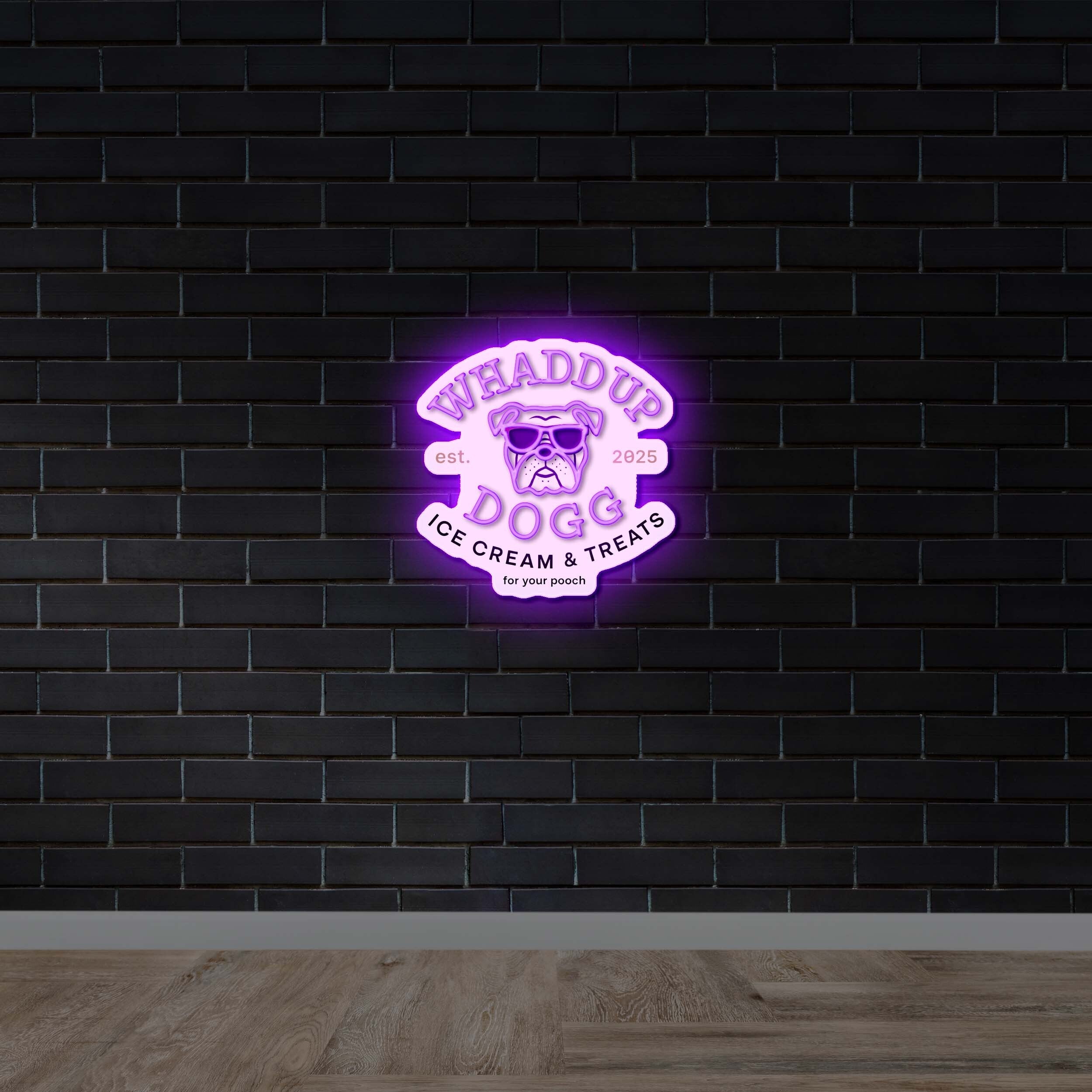 Whaddup Dogg - Premium Neon Artwork