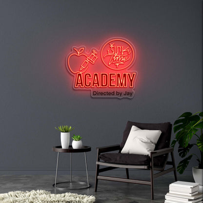 Academy - Premium Neon Artwork