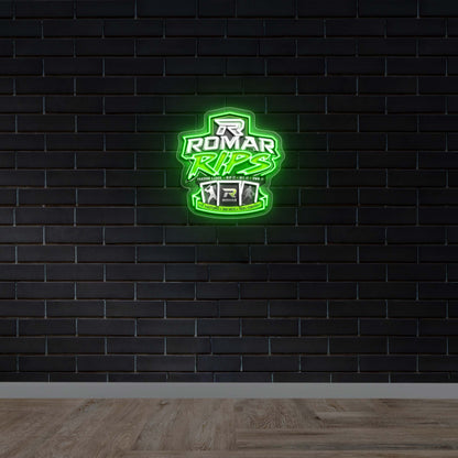 ROMAR RIPS - Premium Neon Artwork