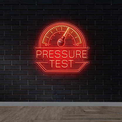 Pressure Test - Premium Neon Artwork