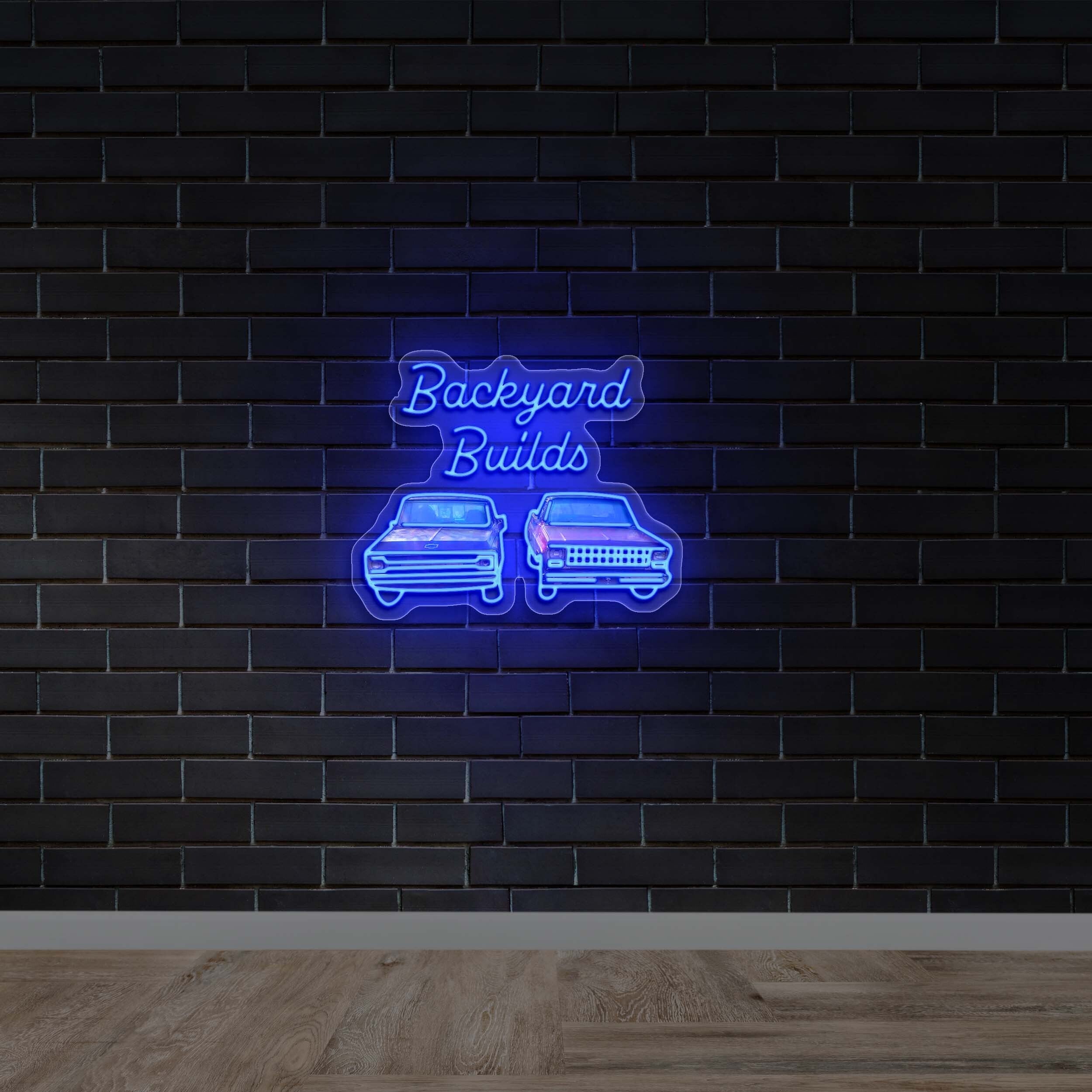 BACKYARD BUILDS - Premium Neon Artwork