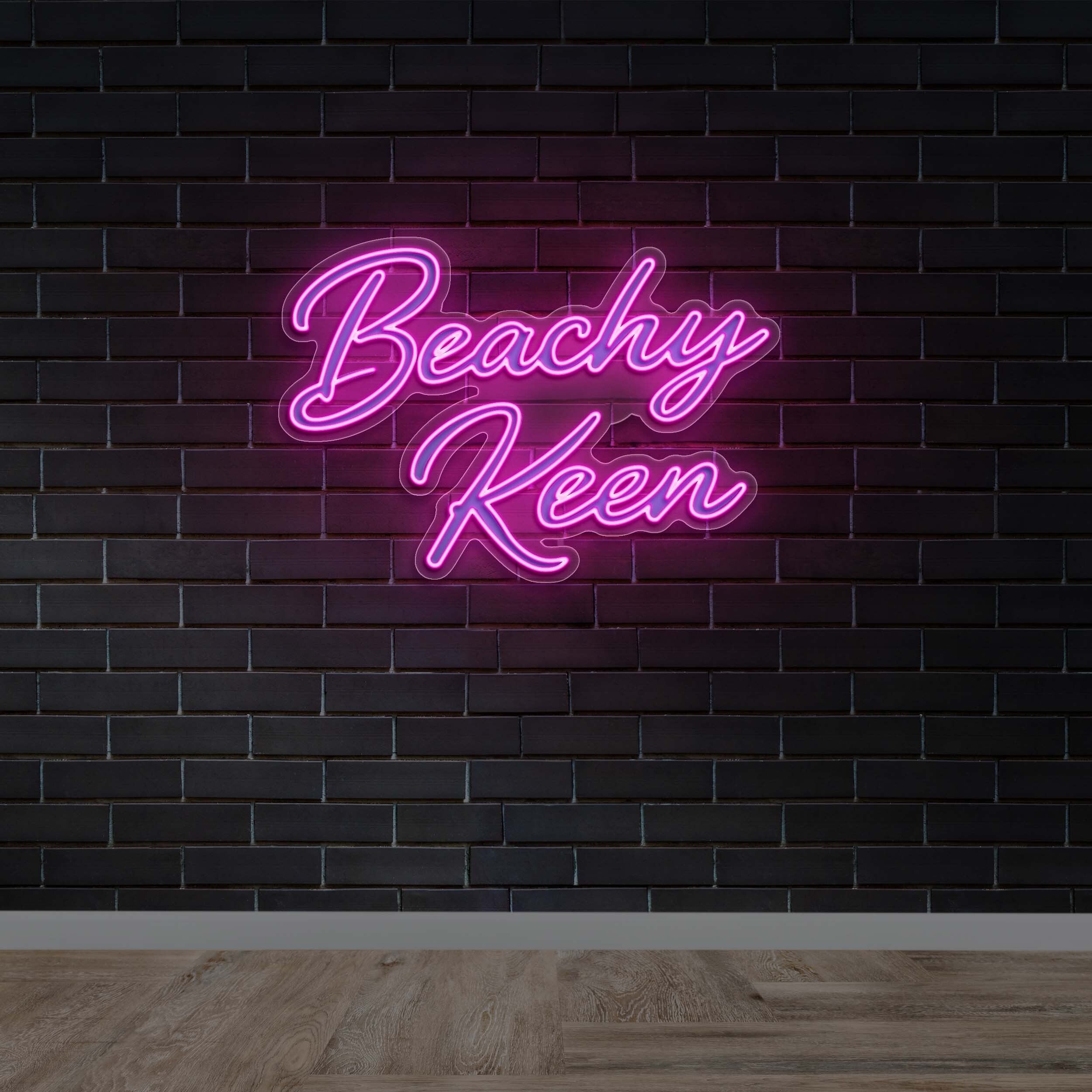 Beachy Keen - Premium Neon Artwork