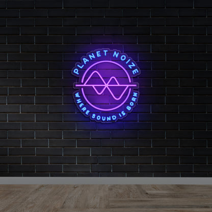 Planet Noize - Premium Neon Artwork
