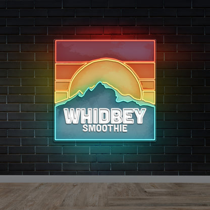 WHIDBEY SMOOTHIE - Premium Neon Artwork