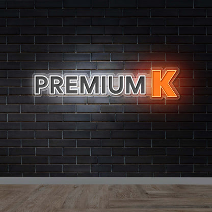 Premium K - Premium Neon Artwork