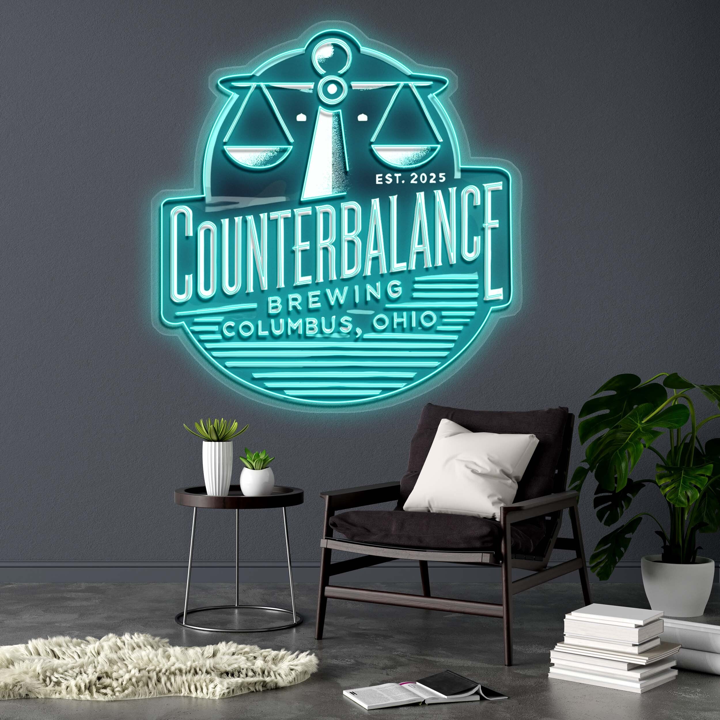 COUNTERBALANCE - Premium Neon Artwork